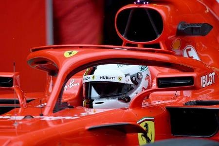 Sebastian Vettel - Ferrari - Formel 1 Test - Barcelona - Tag 4 - 1. März 2018