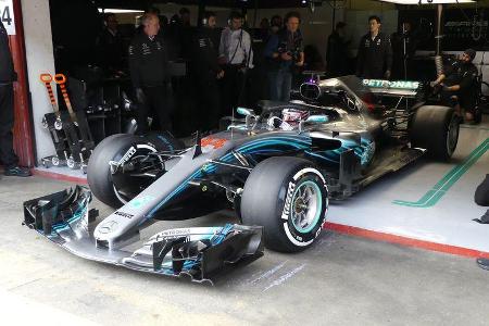 Lewis Hamilton - Mercedes - Formel 1 Test - Barcelona - Tag 4 - 1. März 2018