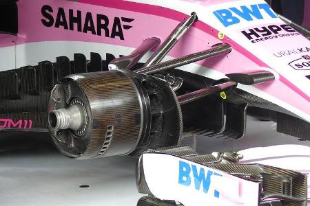 Sergio Perez - Force India - Formel 1 Test - Barcelona - Tag 4 - 1. März 2018