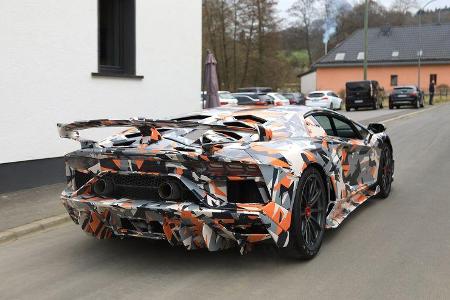 Erlkönig Lamborghini Aventador SVJ Erlkönig Lamborghini Aventador SVJ