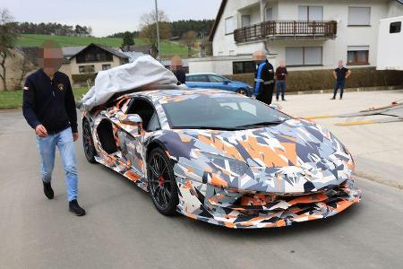 Erlkönig Lamborghini Aventador SVJ