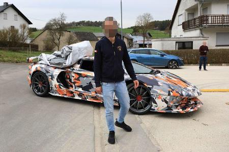 Erlkönig Lamborghini Aventador SVJ