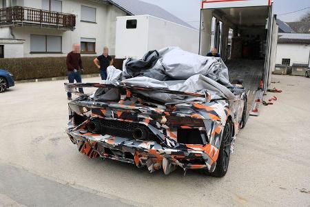 Erlkönig Lamborghini Aventador SVJ