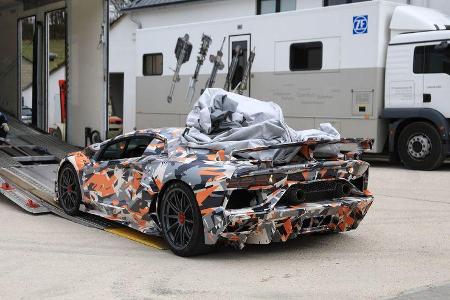 Erlkönig Lamborghini Aventador SVJ
