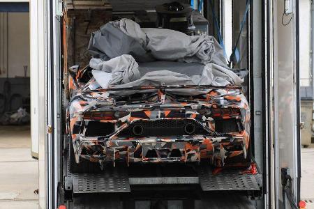 Erlkönig Lamborghini Aventador SVJ