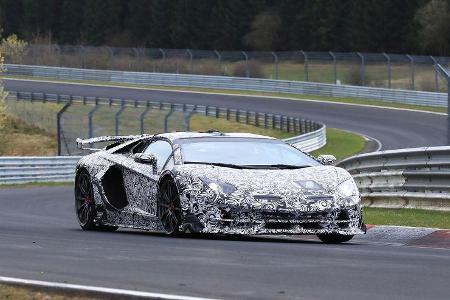 Erlkönig Lamborghini Aventador SVJ