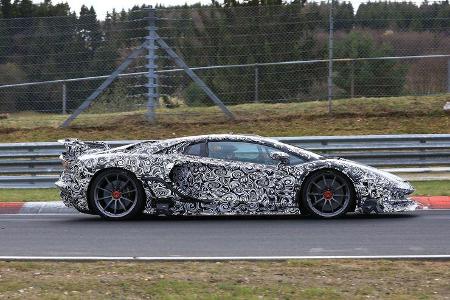 Erlkönig Lamborghini Aventador SVJ