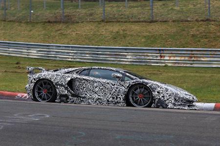 Erlkönig Lamborghini Aventador SVJ