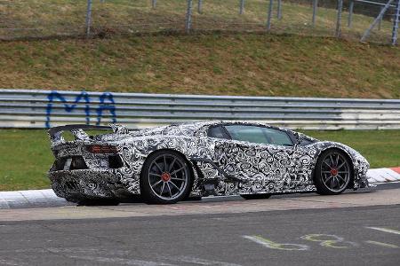 Erlkönig Lamborghini Aventador SVJ