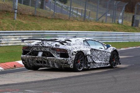 Erlkönig Lamborghini Aventador SVJ
