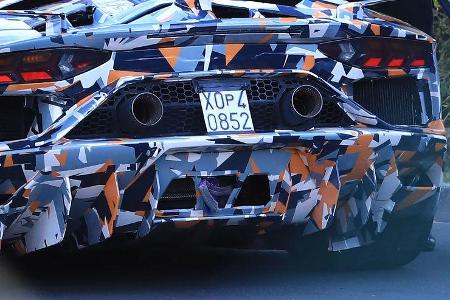 Erlkönig Lamborghini Aventador SVJ