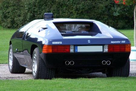 Isdera Imperator 108i, Mercedes C111, Rückspiegel, 01/2016