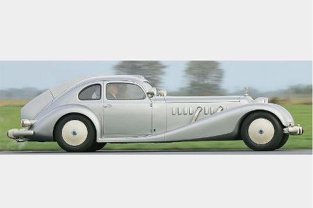 Isdera Autobahnkurier 116i mit zwei Fünfliter-V8-Motoren aus der Mercedes S-Klasse