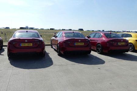 Alfa Romeo Giulia QV - Fahrerautos - GP England 2018 - Silverstone