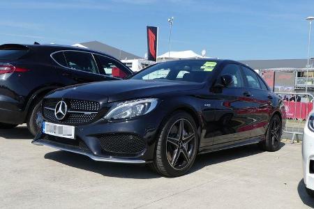 Mercedes C43 AMG - Fahrerautos - GP England 2018 - Silverstone