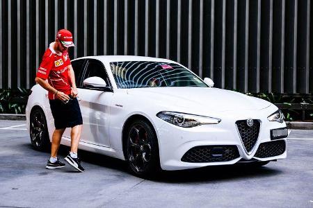 Sebastian Vettel - Alfa Romeo Giulia