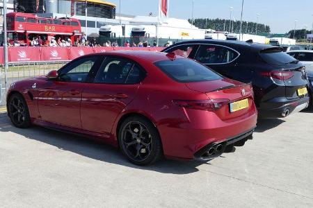 Alfa Romeo Giulia QV - Fahrerautos - GP England 2018 - Silverstone