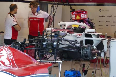 Sauber - GP Ungarn - Budapest - Formel 1 - Donnerstag - 26.7.2018