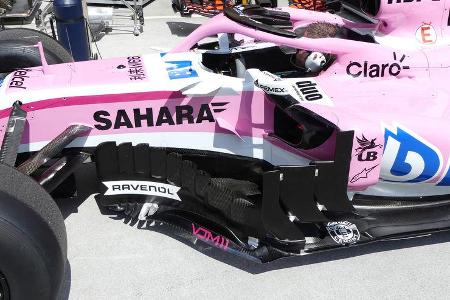 Force India - GP Ungarn - Budapest - Formel 1 - Donnerstag - 26.7.2018