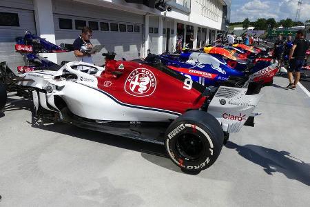 Sauber - GP Ungarn - Budapest - Formel 1 - Donnerstag - 26.7.2018