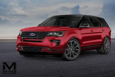 10/2018, MAD Industries Ford Explorer Sport auf der SEMA Show 2018