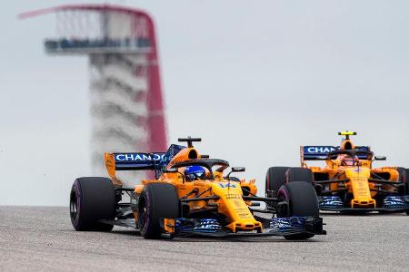 Fernando Alonso - McLaren - Formel 1 - GP USA - Austin - 20. Oktober 2018