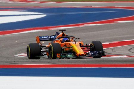 Fernando Alonso - McLaren - Formel 1 - GP USA - Austin - 20. Oktober 2018