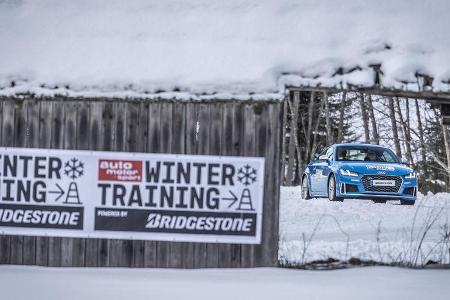 Winterfahrtraining 2020 mit Bridgestone und Audi