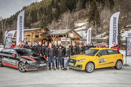 Winterfahrtraining 2020 mit Bridgestone und Audi