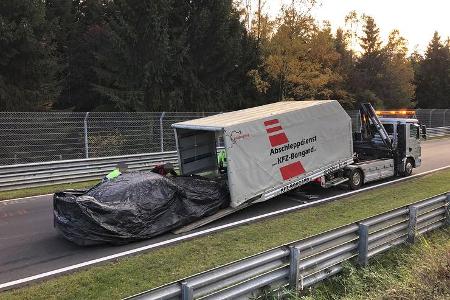 Erlkönig Porsche 911 GT3 Unfall