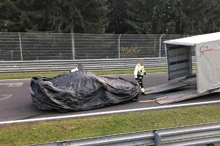 Erlkönig Porsche 911 GT3 Unfall