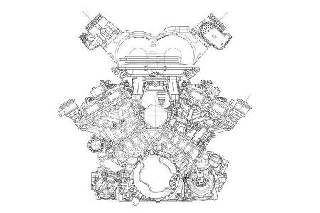 Murray T.50 Cosworth GMA V12 Motor