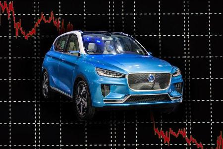 Elektroautos China Boom Markt Absatz Rückgang Einbruch