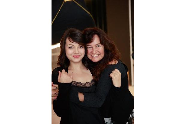 Cosma Shiva Hagen, Ellen ten Damme, Fotoshooting
