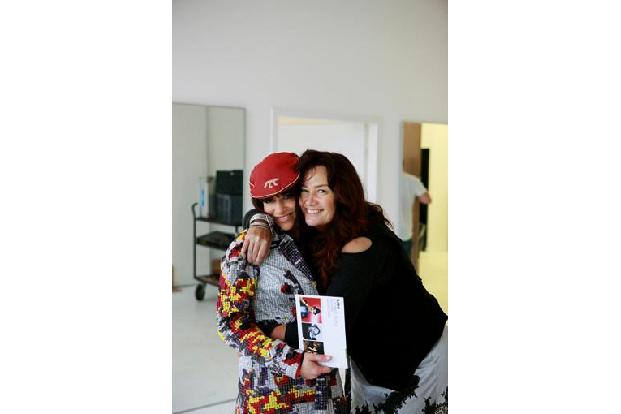 Cosma Shiva Hagen, Ellen ten Damme, Fotoshooting
