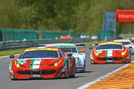 LeMans, GTE-Klasse, Spa, Rennszene