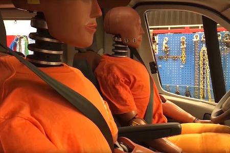 Wohnmobil Crashtest Schweden Zentralamt fŸr Verkehrswesen Trafikverket 2019