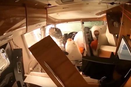 Wohnmobil Crashtest Schweden Zentralamt fŸr Verkehrswesen Trafikverket 2019