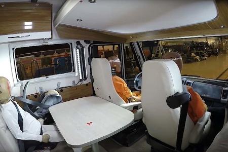 Wohnmobil Crashtest Schweden Zentralamt fŸr Verkehrswesen Trafikverket 2019