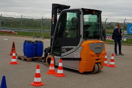 Gabelstaplerfahrt i-Mobility Rallye 2019