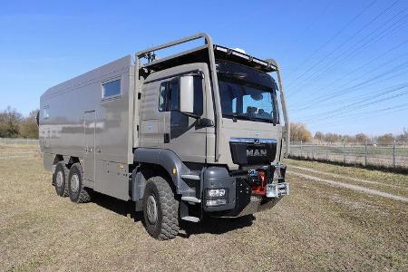 Unicat Expeditionsmobil MD72H auf Basis Lkw MAN TGS 6x6