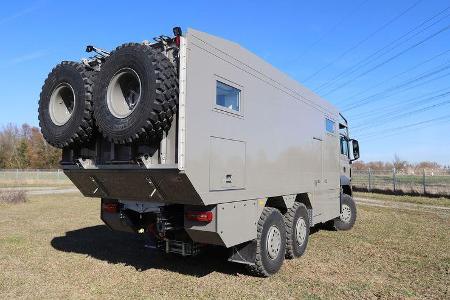 Unicat Expeditionsmobil MD72H auf Basis Lkw MAN TGS 6x6
