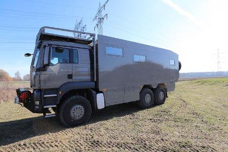 Unicat Expeditionsmobil MD72H auf Basis Lkw MAN TGS 6x6
