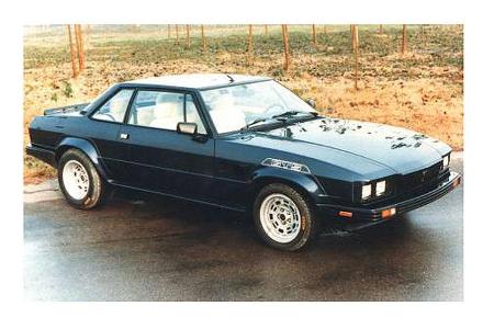 De Tomaso Longchamp, gebaut von 1973 bis 1989 (409 Exemplare, davon 14 Spider).