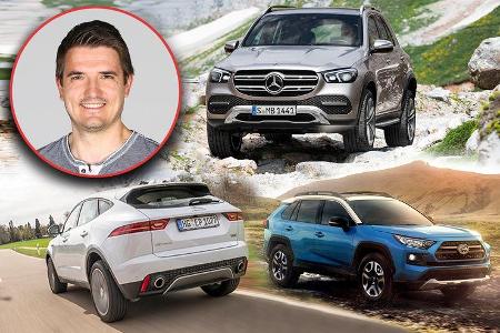 Jahresrückblick Top 3 Redaktion Sportwagen SUV Pioniere