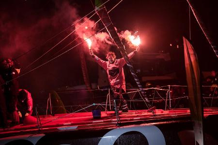 Vendee Globe 2021 Zieleinlauf Yannick Betaven