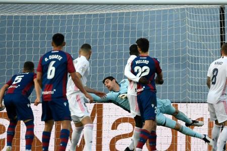 Dezimiertes Real verliert gegen Levante Dezimiertes Real verliert gegen Levante