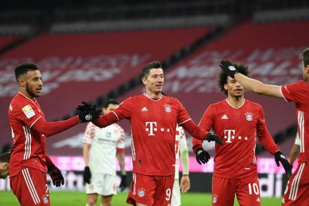 5:2 nach 0:2: Bayern ringen freche Mainzer nieder
