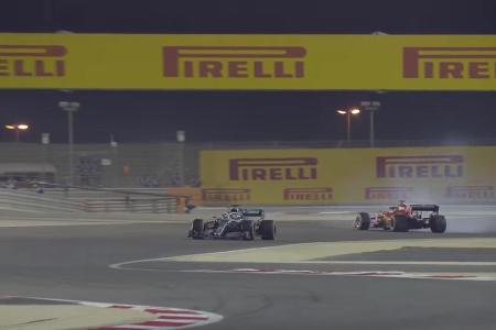 Geht das denn schon wieder los? Schon im zweiten Rennen der Saison 2019 leistet sich Vettel einen Fahrfehler, der wichtige P...