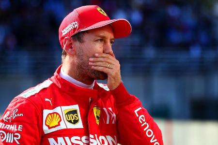 Vettels 100. Formel-1-Rennen endet in einem Fiasko. Kurz vor dem Ziel kollidiert der Heppenheimer mit Teamkollege Charles Le...